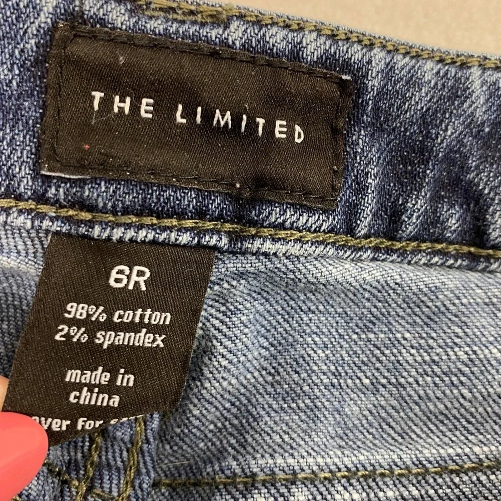 The Limited Jeans Women 6R Bootcut Flap Pocket Mid Rise Medium Wash Denim